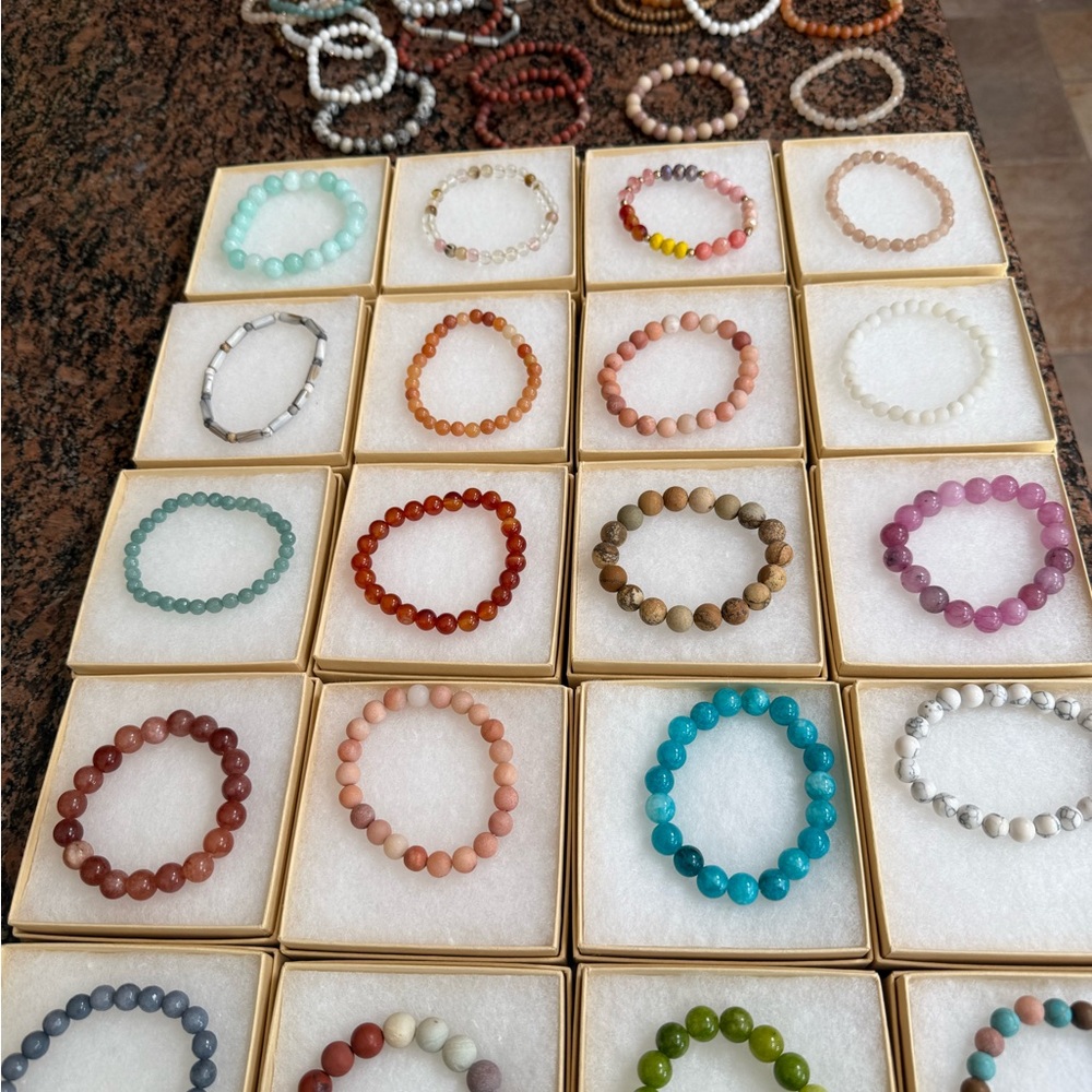 Elegant Multicolor Beaded Bracelet Set